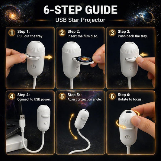 2-In-1 Galaxy Projector Night Light, 360° Adjustable Sternenhimmel Projektor Kinder Erwachsene, LED Projektor Sternenhimmel Mit 12 Schiebbare Projektionsfolien, Deckenprojektor, Geschenke Für Mama