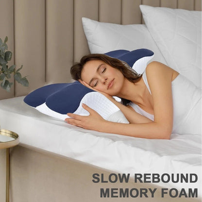 Ergonomisches Nackenkissen mit Memory-Schaum